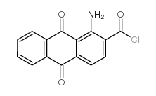 2-Anthracenecarbonylchloride, 1-amino-9,10-dihydro-9,10-dioxo- Structure