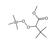 methyl 3,3-dimethyl-2-((trimethylsilyl)peroxy)butanoate Structure