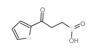 2-Thiophenepropanesulfinicacid, g-oxo-结构式
