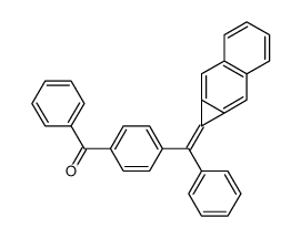 1-[(p-bromophenyl)phenylmethylidene]-1H-cyclopropa[b]naphthalene Structure