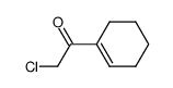 Ethanone, 2-chloro-1-(1-cyclohexen-1-yl)- (9CI)结构式