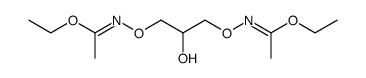 1,3-bis<<(1-ethoxyethylidene)amino>oxy>-2-propanol Structure