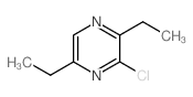 3-Chloro-2,5-diethyl pyrazine Structure
