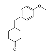 4-(4-methoxybenzyl)cyclohexanone结构式