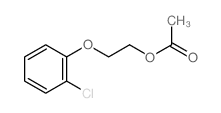 Ethanol,2-(2-chlorophenoxy)-, 1-acetate结构式