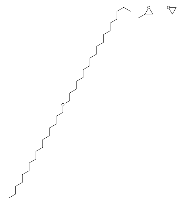 1-hexadecoxyoctadecane,2-methyloxirane,oxirane Structure