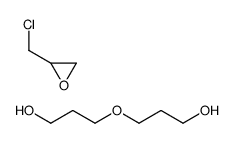 2-(chloromethyl)oxirane,3-(3-hydroxypropoxy)propan-1-ol结构式