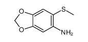 6-(METHYLTHIO)BENZO[D][1,3]DIOXOL-5-AMINE picture