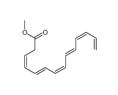 methyl (3E,5E,7E,9E,11E)-tetradeca-3,5,7,9,11,13-hexaenoate结构式