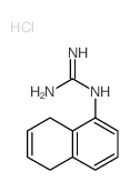 Guanidine,N-(5,8-dihydro-1-naphthalenyl)-, hydrochloride (1:1)结构式