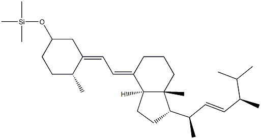 (5E,7E,22E)-3β-(Trimethylsiloxy)-9,10-secoergosta-5,7,22-triene structure