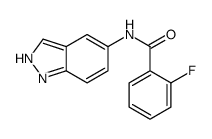 Benzamide, 2-fluoro-N-1H-indazol-5-yl- (9CI) Structure