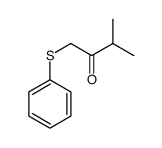 3-methyl-1-phenylsulfanylbutan-2-one Structure
