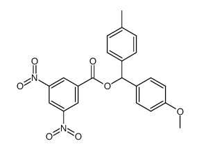 4-methoxy-4'-methylbenzhydryl 3,5-dinitrobenzoate Structure