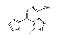 3-methyl-4-thiophen-2-yl-6H-[1,2]oxazolo[3,4-d]pyridazin-7-one Structure