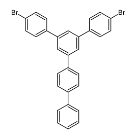 1-(4(4'-phenyl)phenyl)-3,5-di(4-bromophenyl)benzene Structure