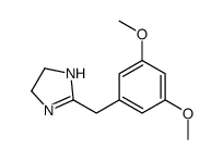 2-[(3,5-dimethoxyphenyl)methyl]-4,5-dihydro-1H-imidazole结构式