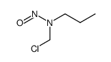 N-Chlormethyl-N-nitrosopropylamin结构式