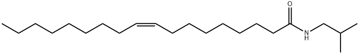 (Z)-N-Isobutyl-9-octadecenamide结构式