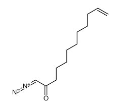 1-diazoniododeca-1,11-dien-2-olate Structure