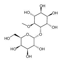 1D-5-O-(α-D-galactopyranosyl)-4-O-methyl-chiro-inositol结构式