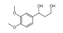 1-(3,4-dimethoxyphenyl)propane-1,3-diol结构式