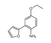 Benzenamine, 4-ethoxy-2-(2-furanyl)- (9CI)结构式