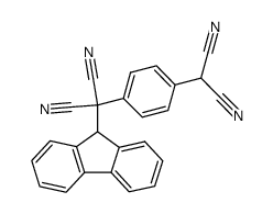 9-Fluorenyl[4-(dicyanomethyl)phenyl]dicyanomethane Structure