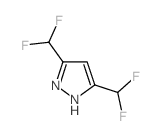 3,5-双(二氟甲基)-1H-吡唑结构式