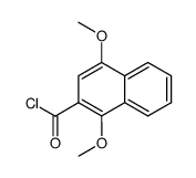 1,4-dimethoxy-2-naphthoyl chloride Structure