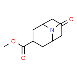 9-Azabicyclo[3.3.1]nonane-3-carboxylicacid,9-methyl-7-oxo-,methylester,(3-exo)-(9CI)结构式