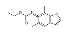 (5,7-dimethylthieno[2,3-c]pyridin-6-ium-6-yl)(ethoxycarbonyl)amide结构式