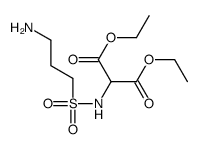 diethyl 2-(3-aminopropylsulfonylamino)propanedioate Structure