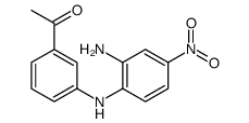 1-[3-(2-amino-4-nitroanilino)phenyl]ethanone Structure