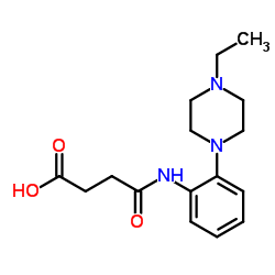 N-[2-(4-ETHYL-PIPERAZIN-1-YL)-PHENYL]-SUCCINAMIC ACID structure