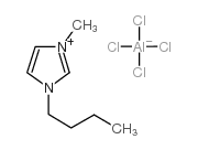 1-丁基-3-甲基咪唑鎓四氯铝酸盐结构式