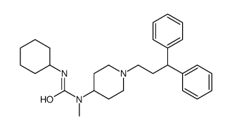 3-cyclohexyl-1-[1-(3,3-diphenylpropyl)piperidin-4-yl]-1-methylurea Structure