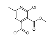 DIMETHYL2-CHLORO-6-METHYLPYRIDINE-3,4-DICARBOXYLATE Structure