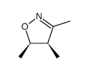cis-3,4,5-trimethyl-Δ2-isoxazoline结构式