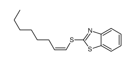 2-oct-1-enylsulfanyl-1,3-benzothiazole结构式