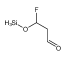 3-fluoro-3-silyloxypropanal Structure