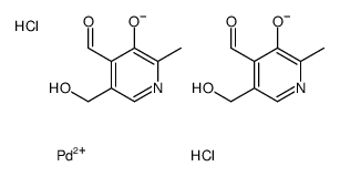 dichlorobispyridoxalpalladium (II)结构式