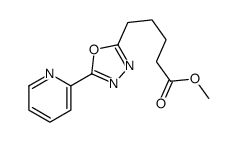 methyl 5-(5-pyridin-2-yl-1,3,4-oxadiazol-2-yl)pentanoate Structure