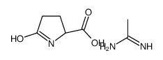 5-oxo-DL-proline, compound with acetamidine (1:1)结构式