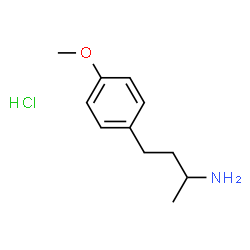 3-Amino-1-(4-methoxyphenyl)butane hydrochloride结构式