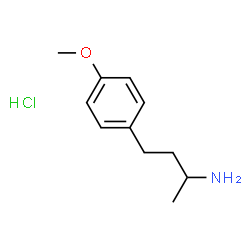 3-Amino-1-(4-methoxyphenyl)butane hydrochloride structure