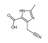 1H-Imidazole-5-carboxylic acid,4-(cyanomethyl)-2-methyl- picture