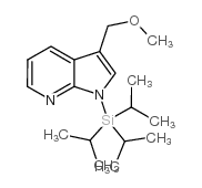 1H-Pyrrolo[2,3-b]pyridine, 3-(methoxymethyl)-1-[tris(1-methylethyl)silyl]- picture