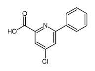 4-chloro-6-phenylpyridine-2-carboxylic acid structure