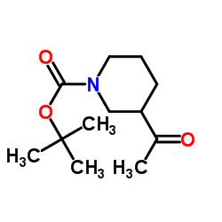 3-Acetyl-1-piperidinecarboxylic acid tert-butyl ester picture